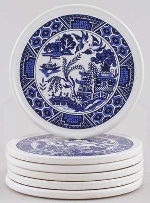 Coasters set of Six c1980s